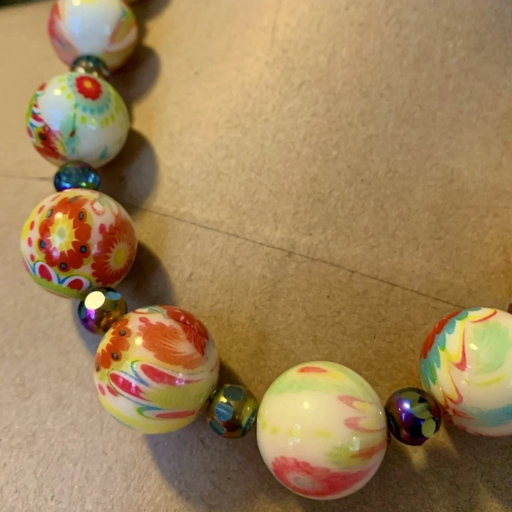 Vintage Hippie Boho Y2K Festive Necklace